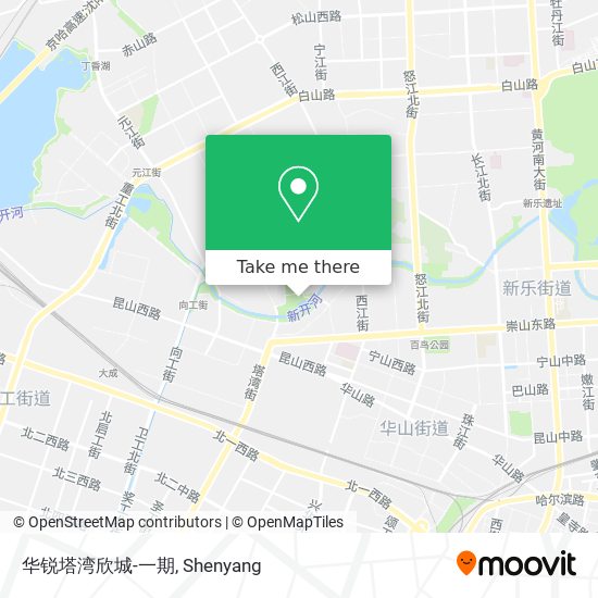 华锐塔湾欣城-一期 map