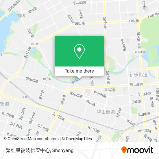 繁红星被装供应中心 map