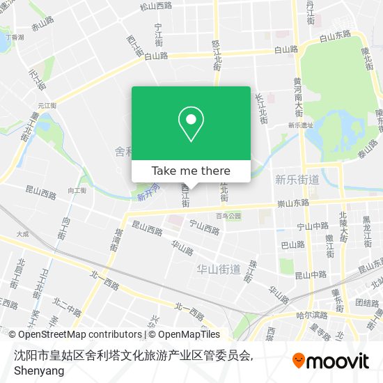 沈阳市皇姑区舍利塔文化旅游产业区管委员会 map