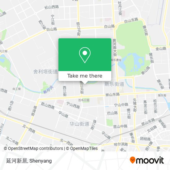 延河新居 map