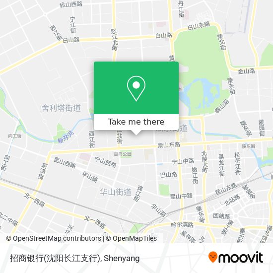 招商银行(沈阳长江支行) map