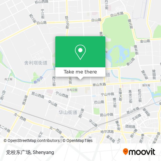 党校东广场 map