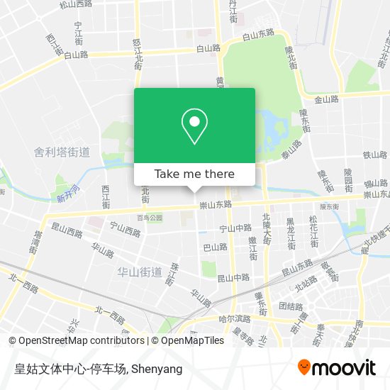 皇姑文体中心-停车场 map