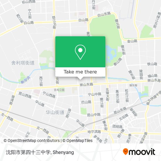 沈阳市第四十三中学 map
