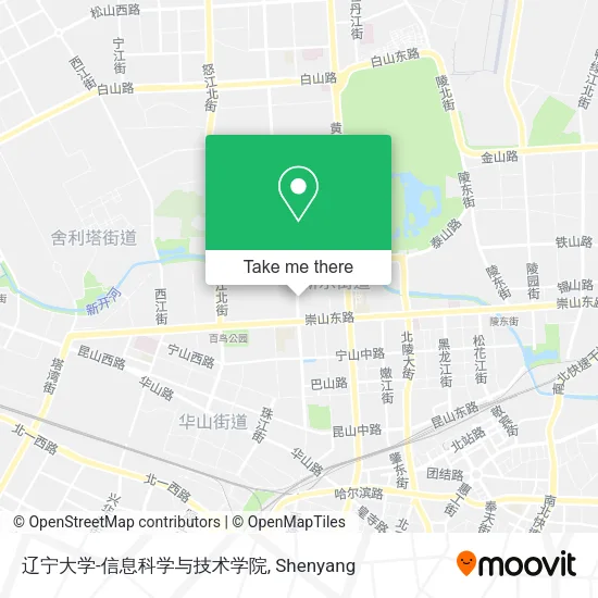 辽宁大学-信息科学与技术学院 map