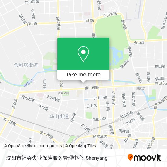 沈阳市社会失业保险服务管理中心 map