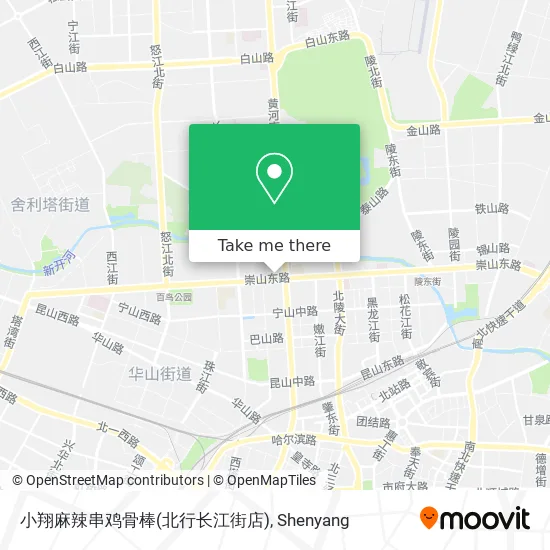 小翔麻辣串鸡骨棒(北行长江街店) map