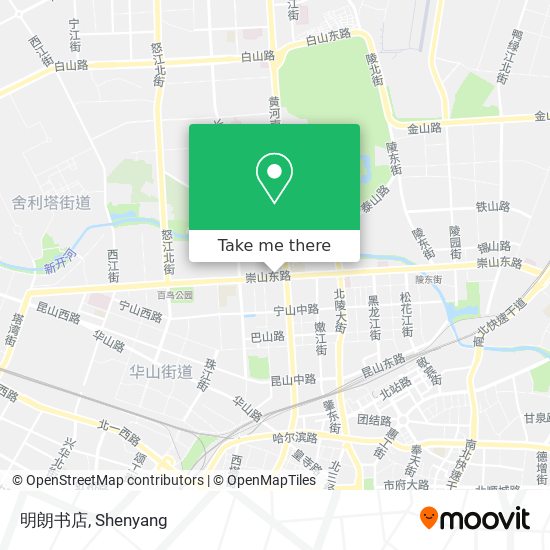 明朗书店 map