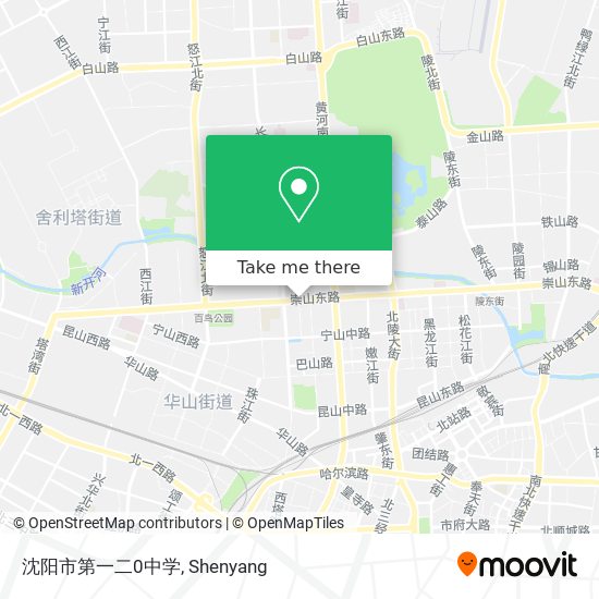 沈阳市第一二0中学 map