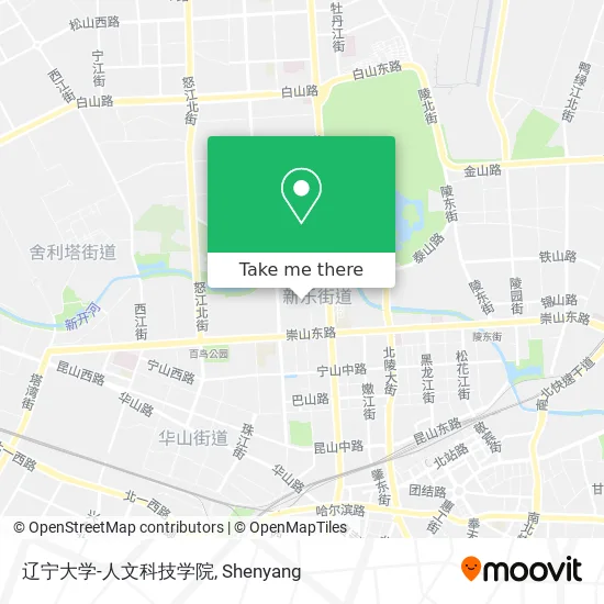 辽宁大学-人文科技学院 map