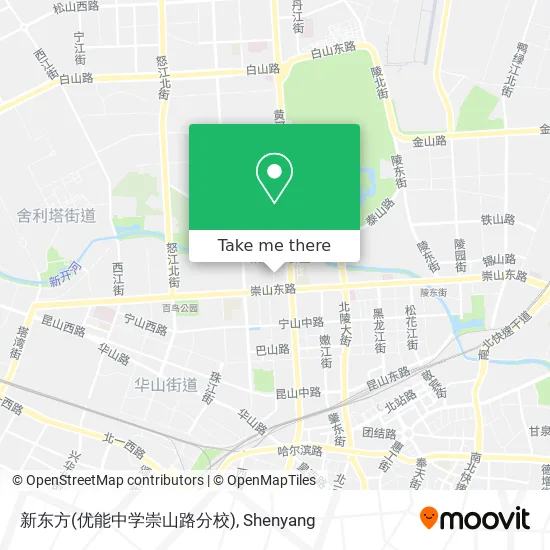 新东方(优能中学崇山路分校) map