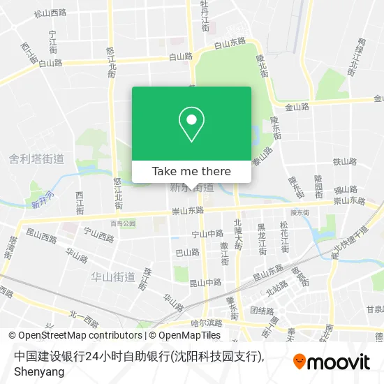 中国建设银行24小时自助银行(沈阳科技园支行) map