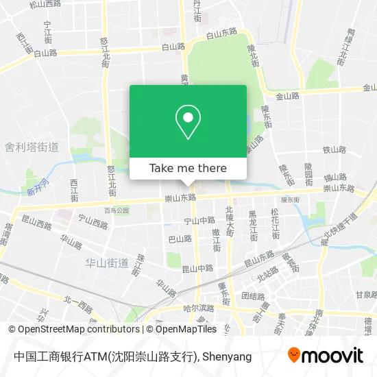 中国工商银行ATM(沈阳崇山路支行) map