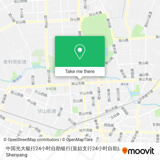 中国光大银行24小时自助银行(皇姑支行24小时自助) map