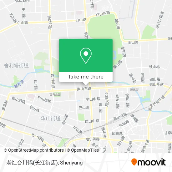 老灶台川锅(长江街店) map