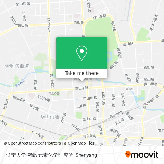 辽宁大学-稀散元素化学研究所 map