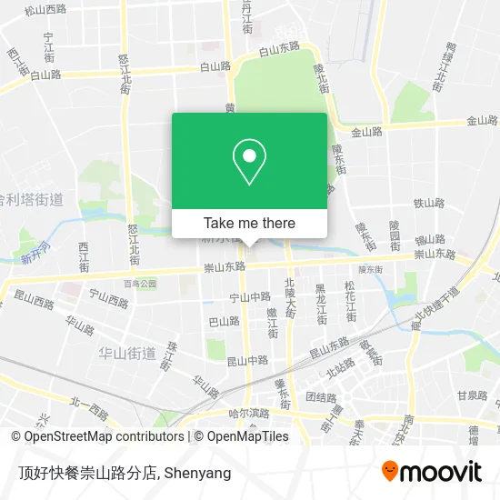 顶好快餐崇山路分店 map