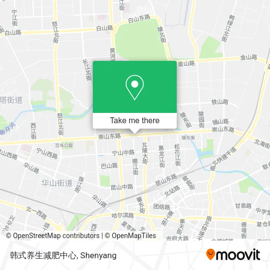 韩式养生减肥中心 map