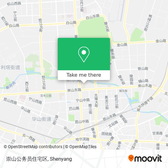 崇山公务员住宅区 map