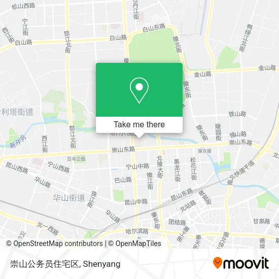 崇山公务员住宅区 map