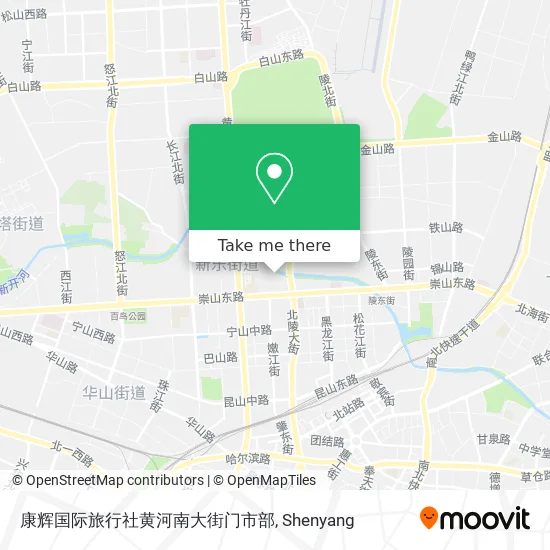 康辉国际旅行社黄河南大街门市部 map