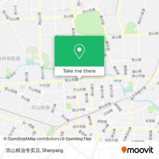 崇山粮油专卖店 map
