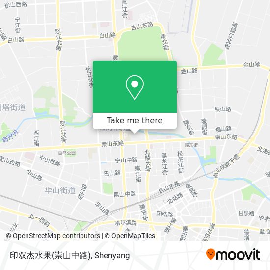 印双杰水果(崇山中路) map