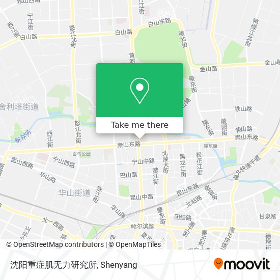 沈阳重症肌无力研究所 map