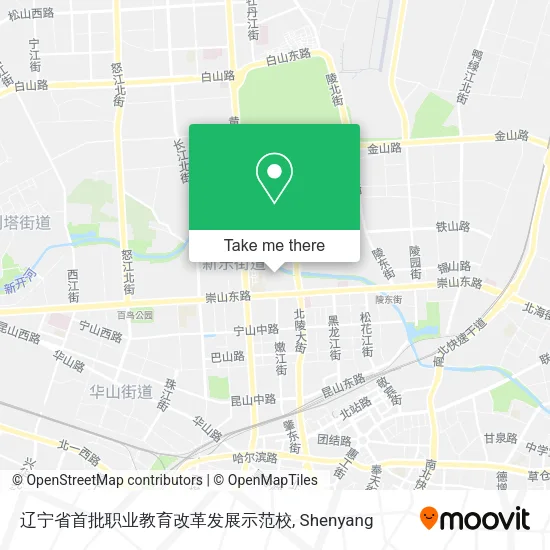 辽宁省首批职业教育改革发展示范校 map