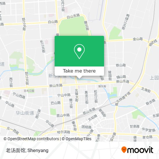 老汤面馆 map