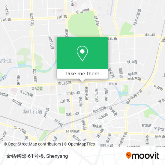 金钻铭邸-61号楼 map
