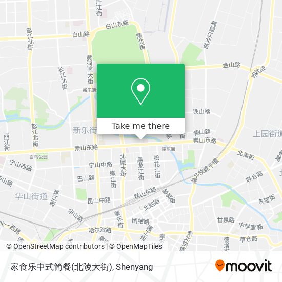 家食乐中式简餐(北陵大街) map