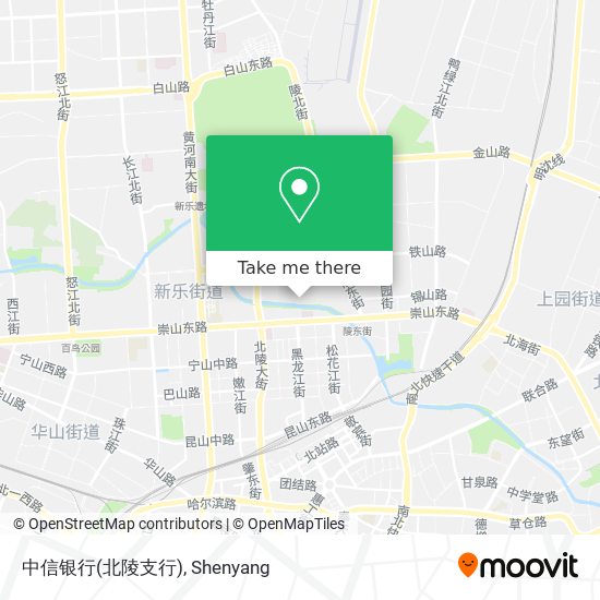 中信银行(北陵支行) map