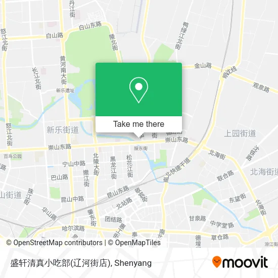 盛轩清真小吃部(辽河街店) map
