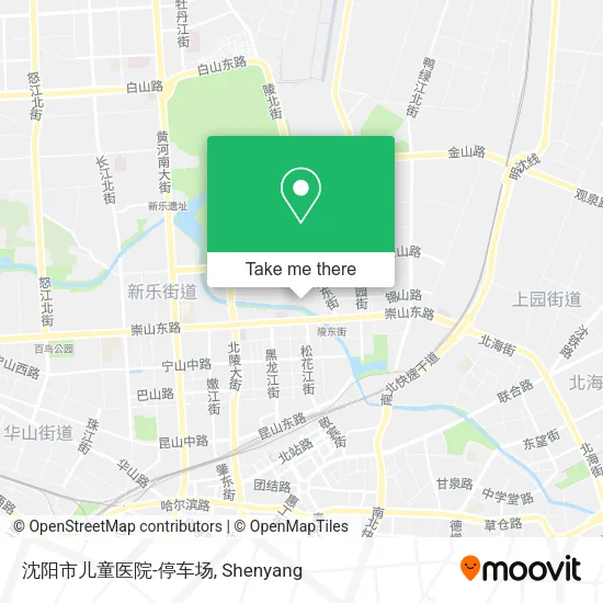 沈阳市儿童医院-停车场 map