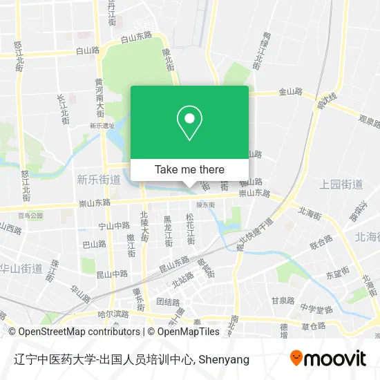 辽宁中医药大学-出国人员培训中心 map