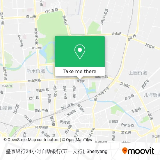 盛京银行24小时自助银行(五一支行) map