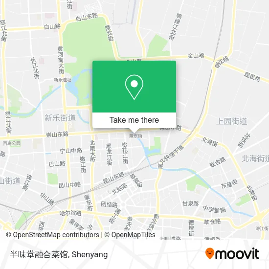 半味堂融合菜馆 map