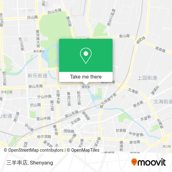 三羊串店 map