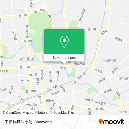 工新族风味小吃 map