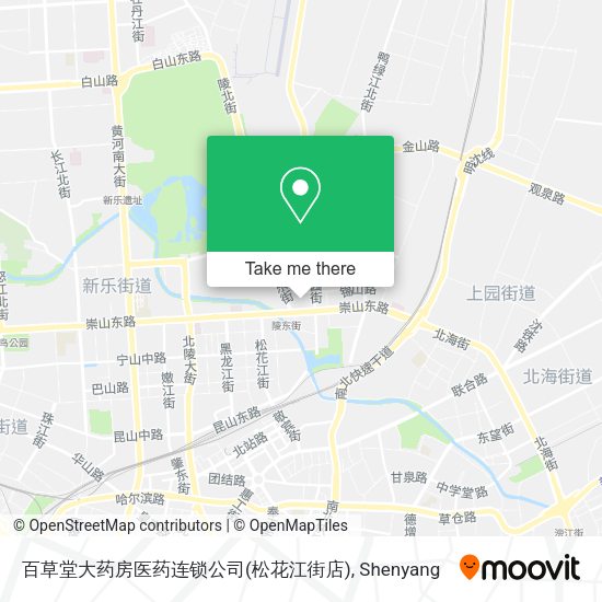 百草堂大药房医药连锁公司(松花江街店) map