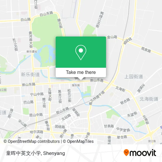 童晖中英文小学 map