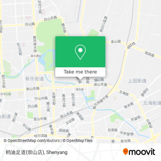 鸥迪足道(崇山店) map