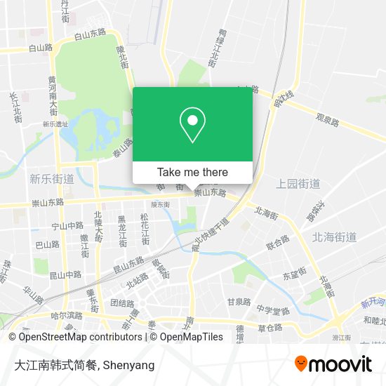 大江南韩式简餐 map