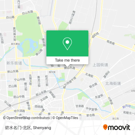 碧水名门-北区 map