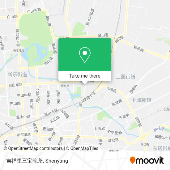 吉祥里三宝晚茶 map