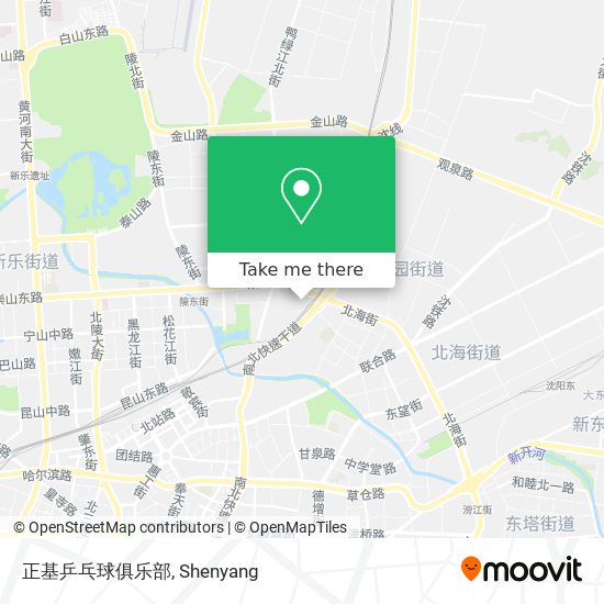 正基乒乓球俱乐部 map