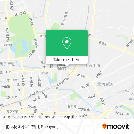 北塔花园小区-东门 map
