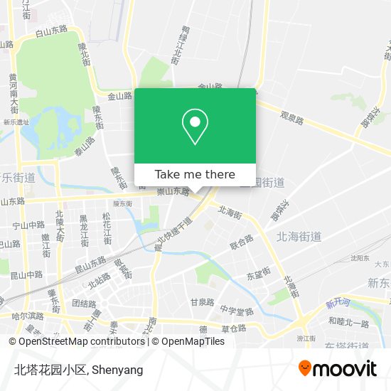北塔花园小区 map