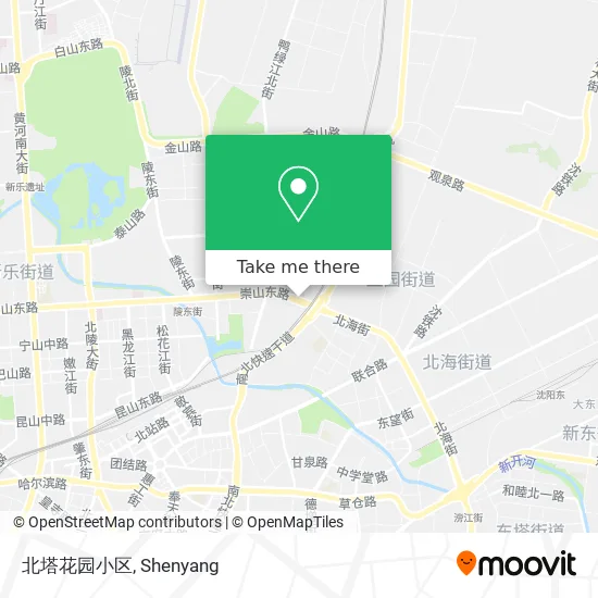 北塔花园小区 map